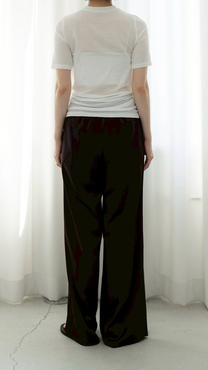 [PREORDER] satin easy pants (-milk-)
