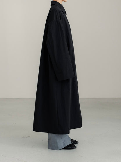 Powdery Taffeta Coat(Black)