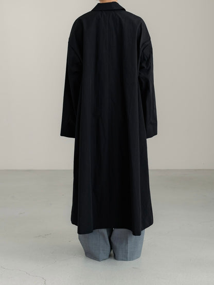 Powdery Taffeta Coat(Black)