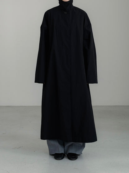 Powdery Taffeta Coat(Black)