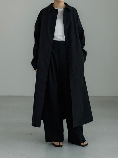 Powdery Taffeta Coat(Black)