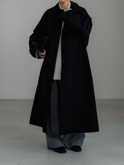 Powdery Taffeta Coat(Black)