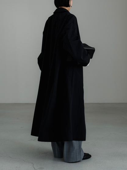 Powdery Taffeta Coat(Black)